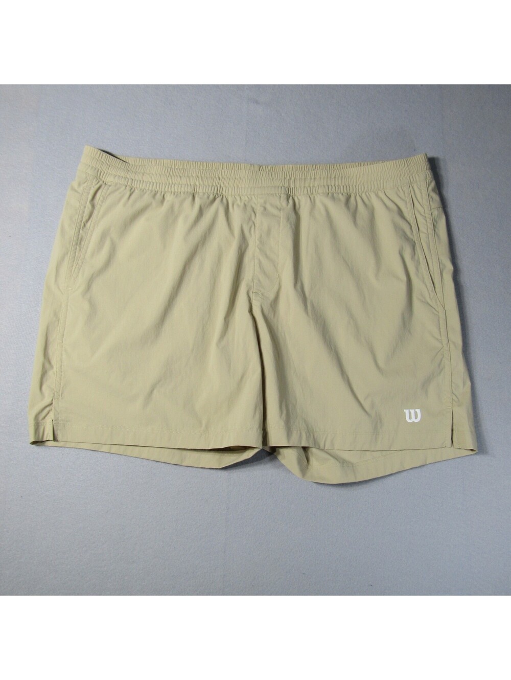 NWT Wilson Tennis Volley Shorts 6" inseam Men's XXL Khaki